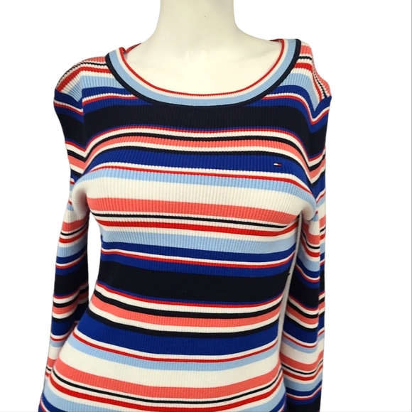 Tommy Hilfiger Striped Knit Dress size Med - Picture 5 of 11
